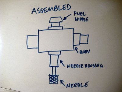 needle valve assembled