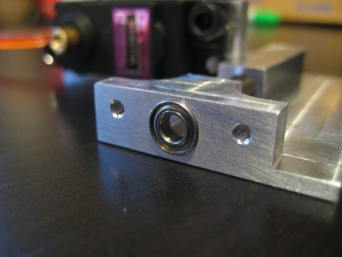 bearing on support post