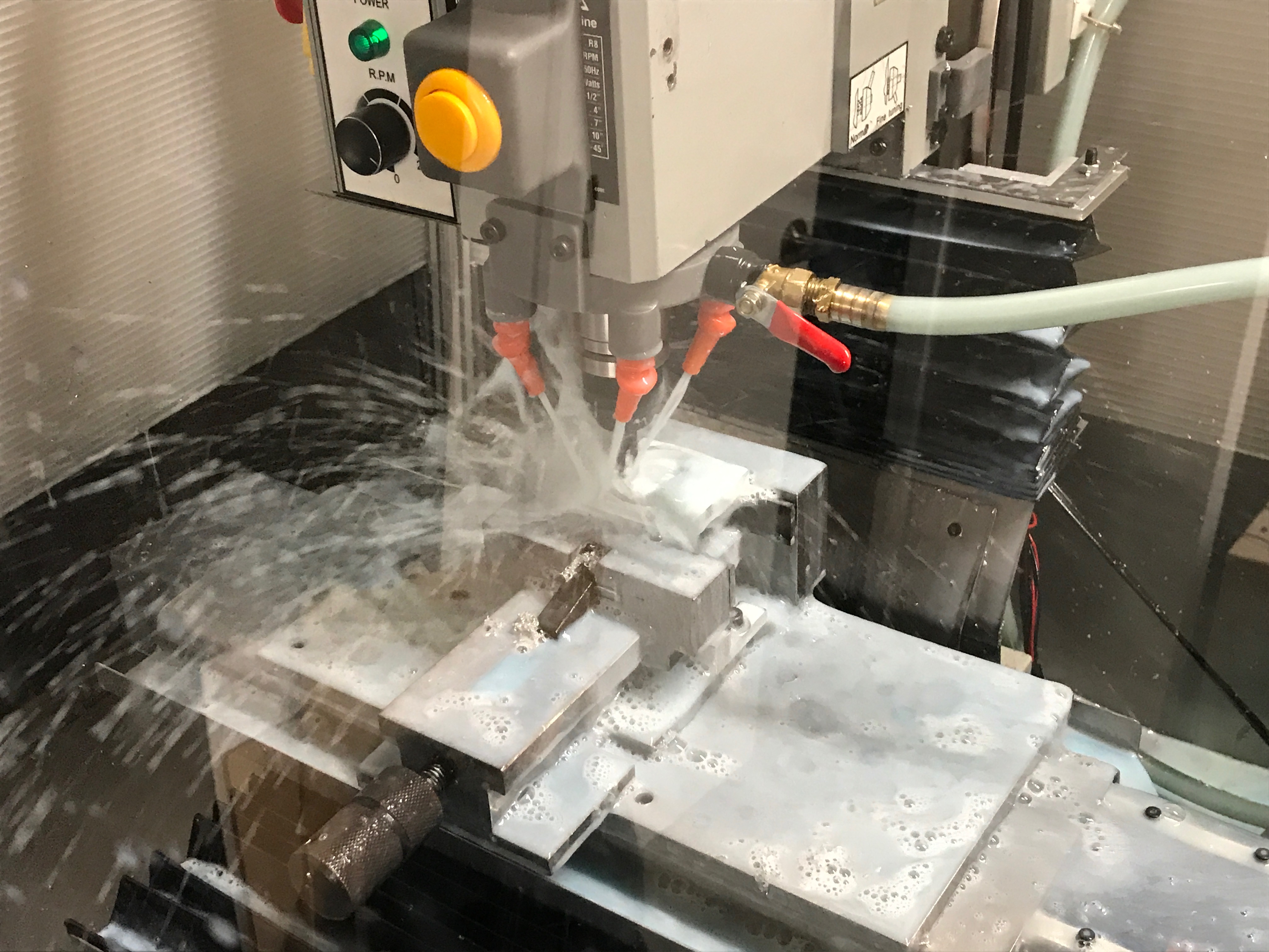 Coolant while milling